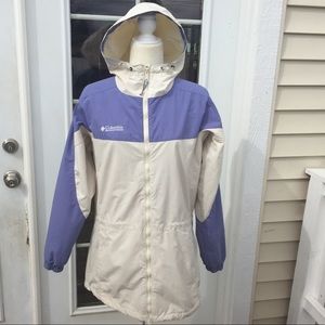 Columbia hooded Windbreaker Jacket